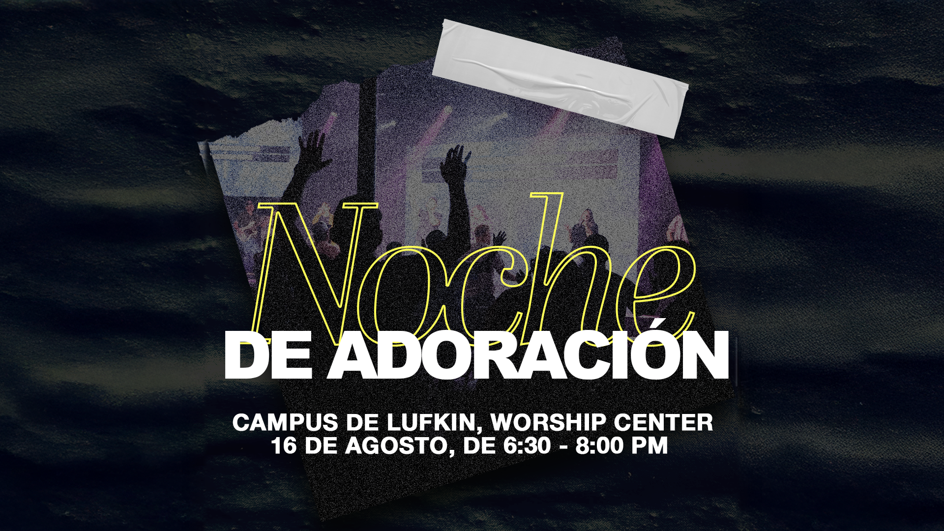 Spanish Worship Night Horizontal August